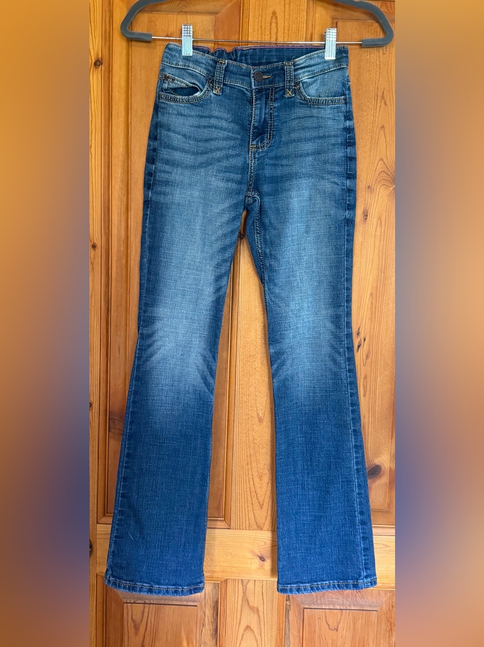 Girls Wrangler Classic Blue Bootcut Jeans 12 regular